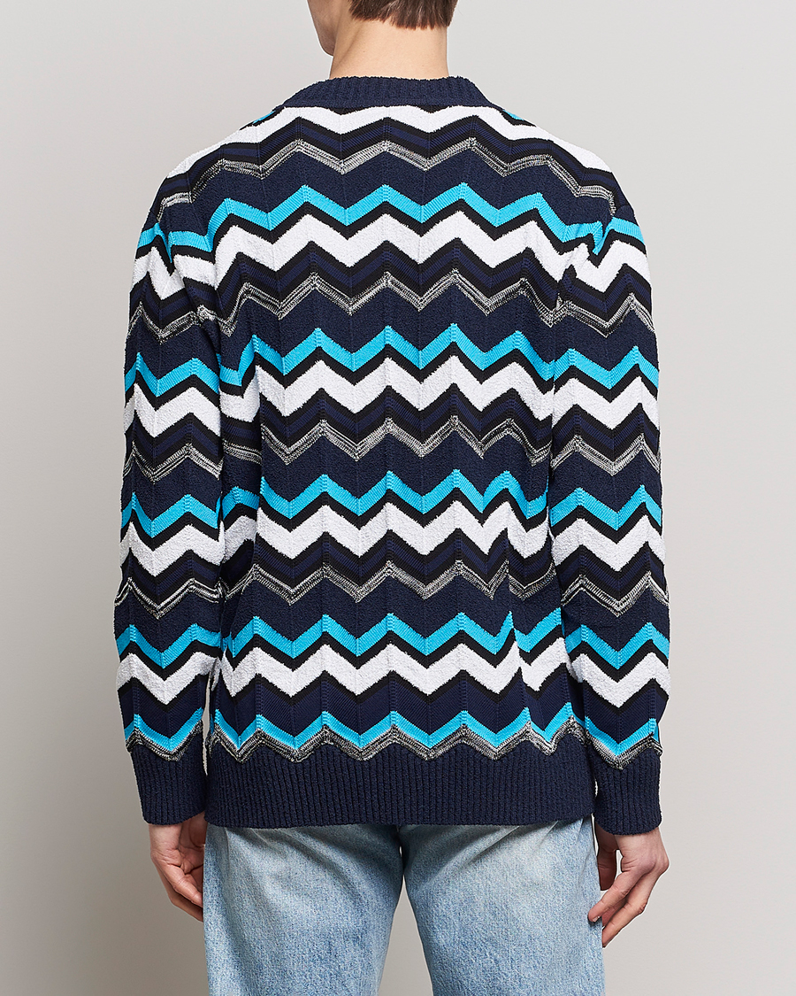 Herren | Pullover | Missoni | Maxi Cardigan Navy/White