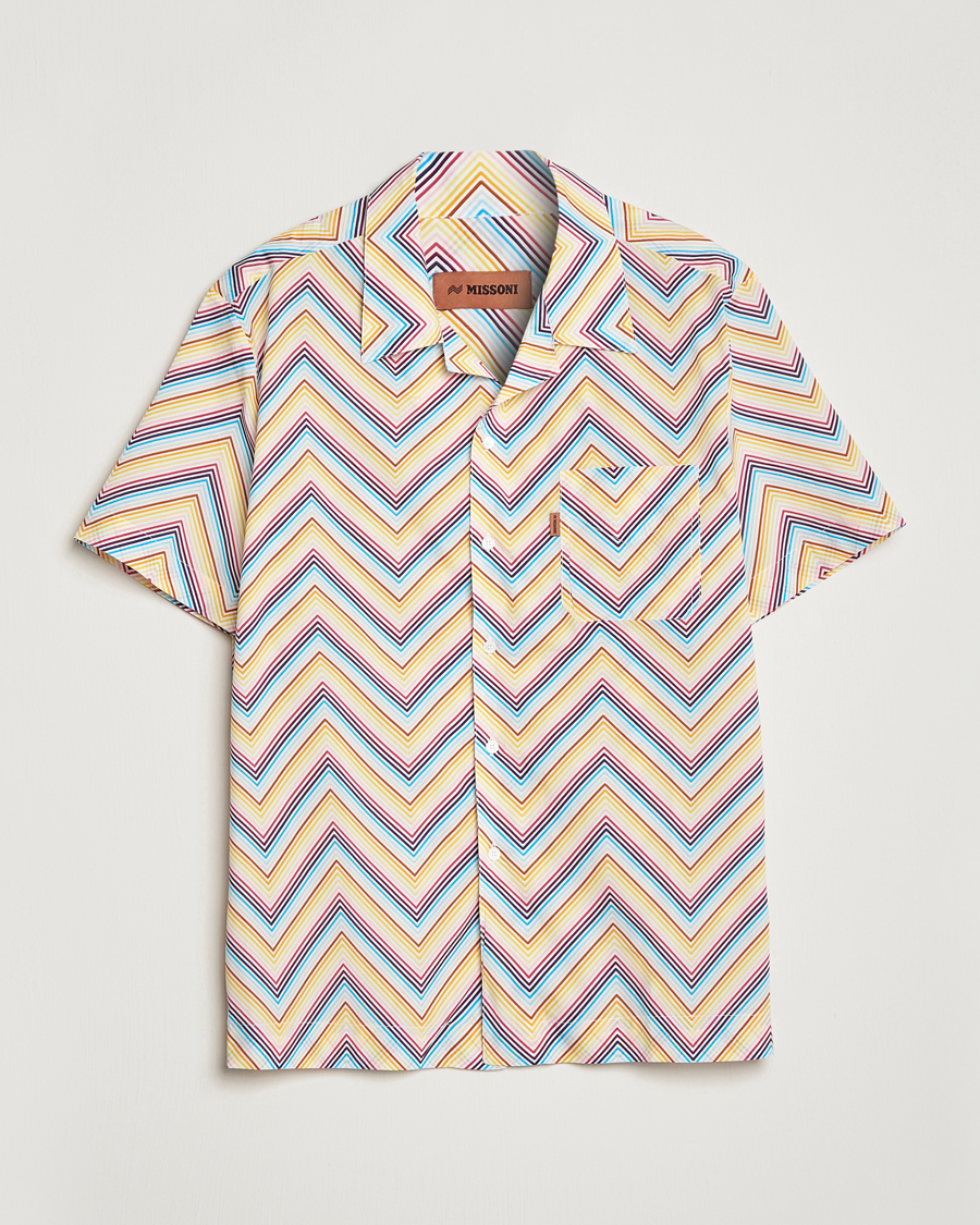 Herren | Hemden | Missoni | Zig Zag Short Sleeve Shirt Multicolor