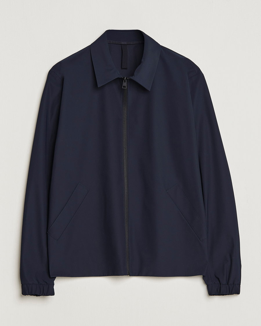 Herren | Jacken | Harris Wharf London | Light Technic Golf Jacket Dark Blue