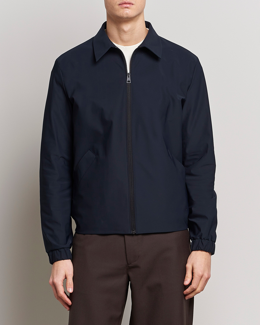 Herren | Jacken | Harris Wharf London | Light Technic Golf Jacket Dark Blue