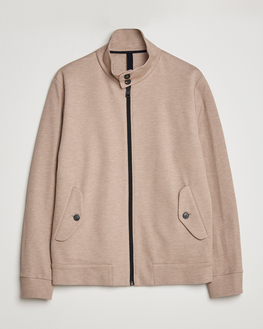 Herren | Jacken | Harris Wharf London | Loro Piana Cavalry Twill Harrington Jacket Oat