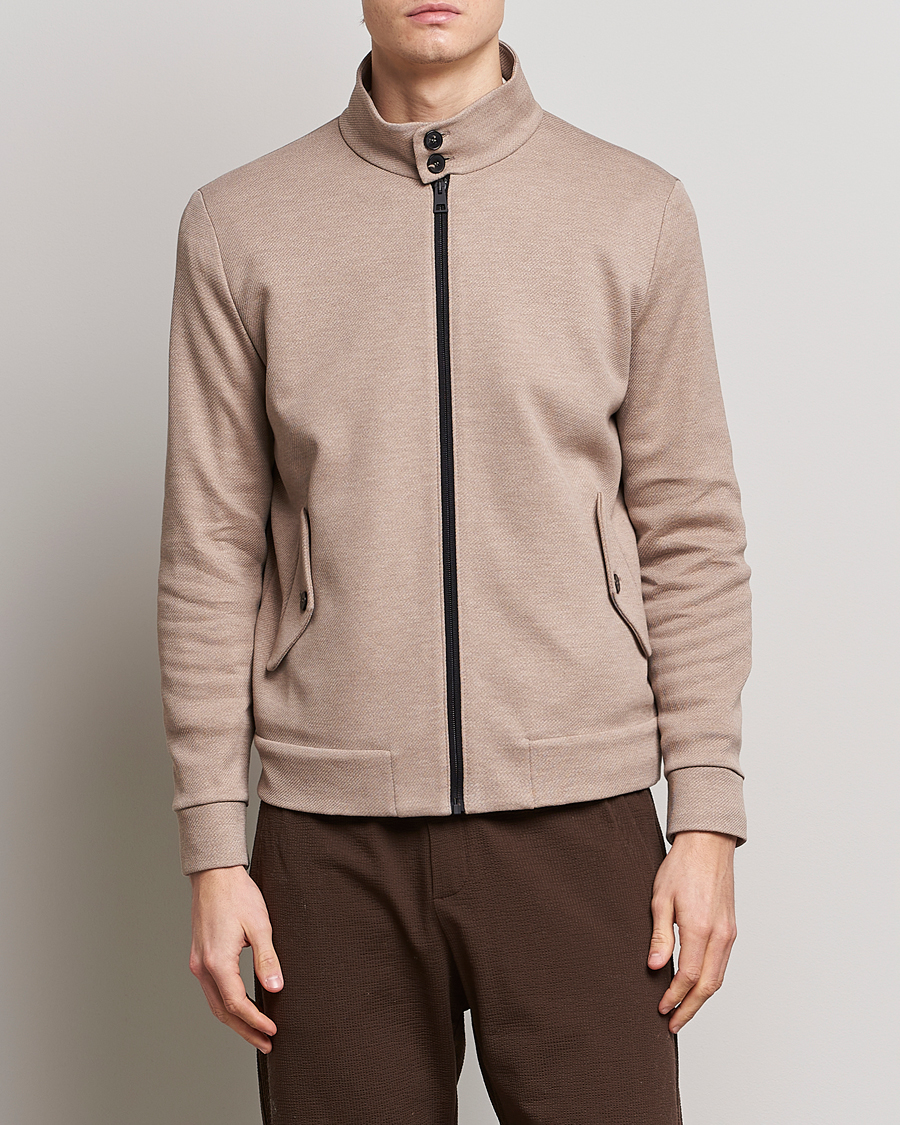 Herren | Jacken | Harris Wharf London | Loro Piana Cavalry Twill Harrington Jacket Oat