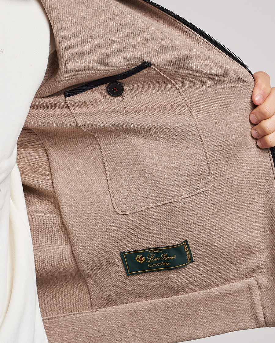 Herren | Jacken | Harris Wharf London | Loro Piana Cavalry Twill Harrington Jacket Oat