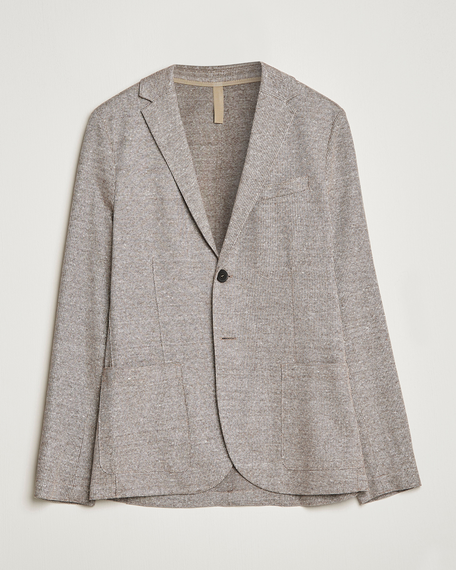 Herren | Sakkos | Harris Wharf London | Linen Blend Blazer Tobacco