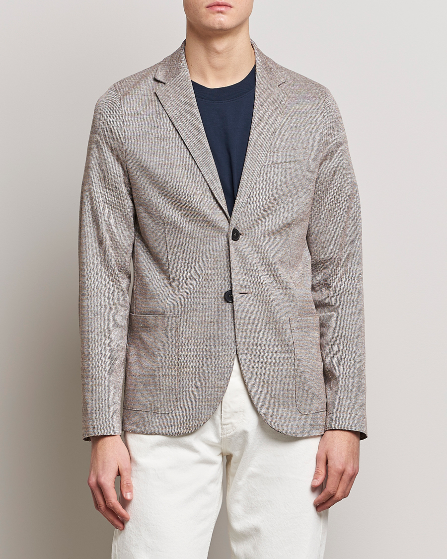 Herren | Sakkos | Harris Wharf London | Linen Blend Blazer Tobacco