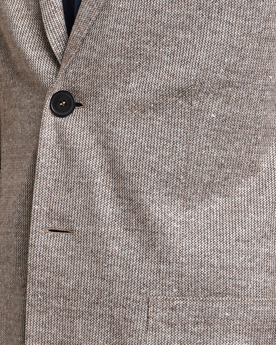 Herren | Sakkos | Harris Wharf London | Linen Blend Blazer Tobacco