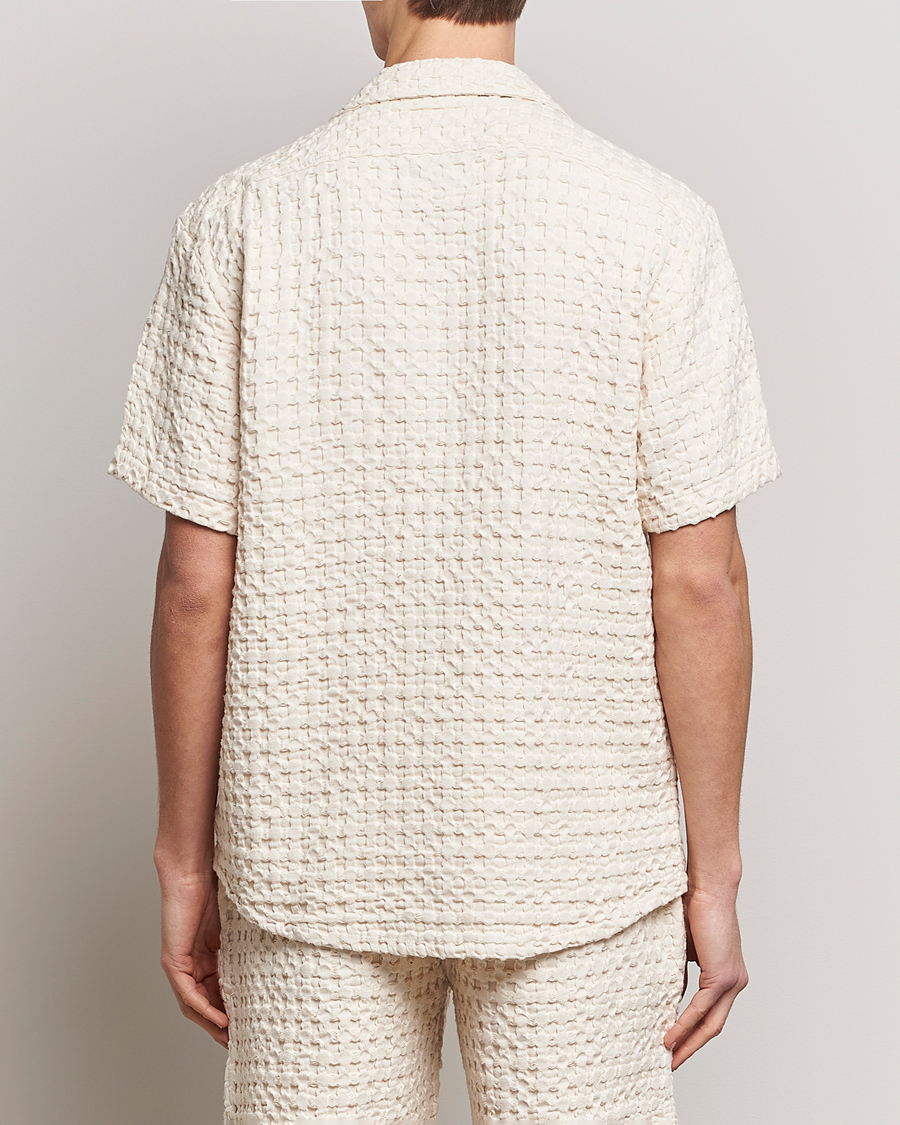 Herren | Hemden | OAS | Cuba Waffle Shirt Ecru