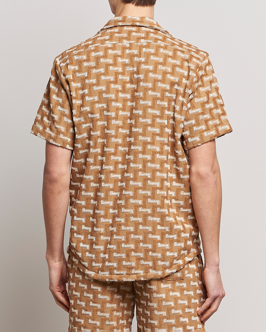 Herren | Hemden | OAS | Terry Cuba Short Sleeve Shirt Camel