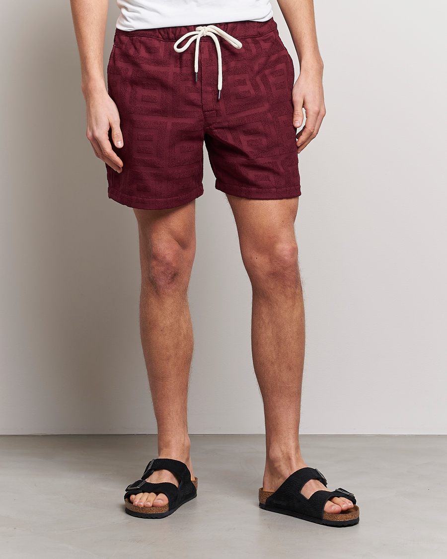 Herren | Shorts | OAS | Terry Shorts Burgundy