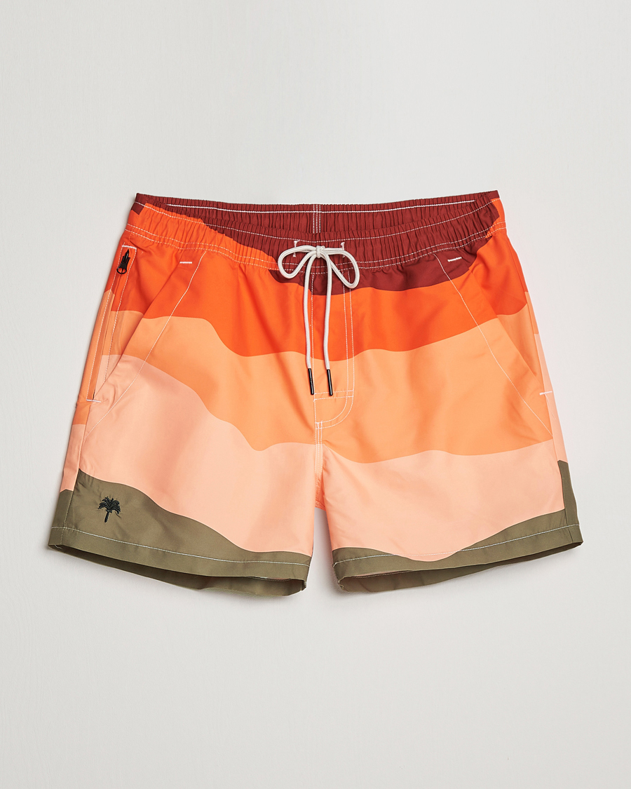 Herren | Badehosen | OAS | Printed Swimshorts Fire Wave
