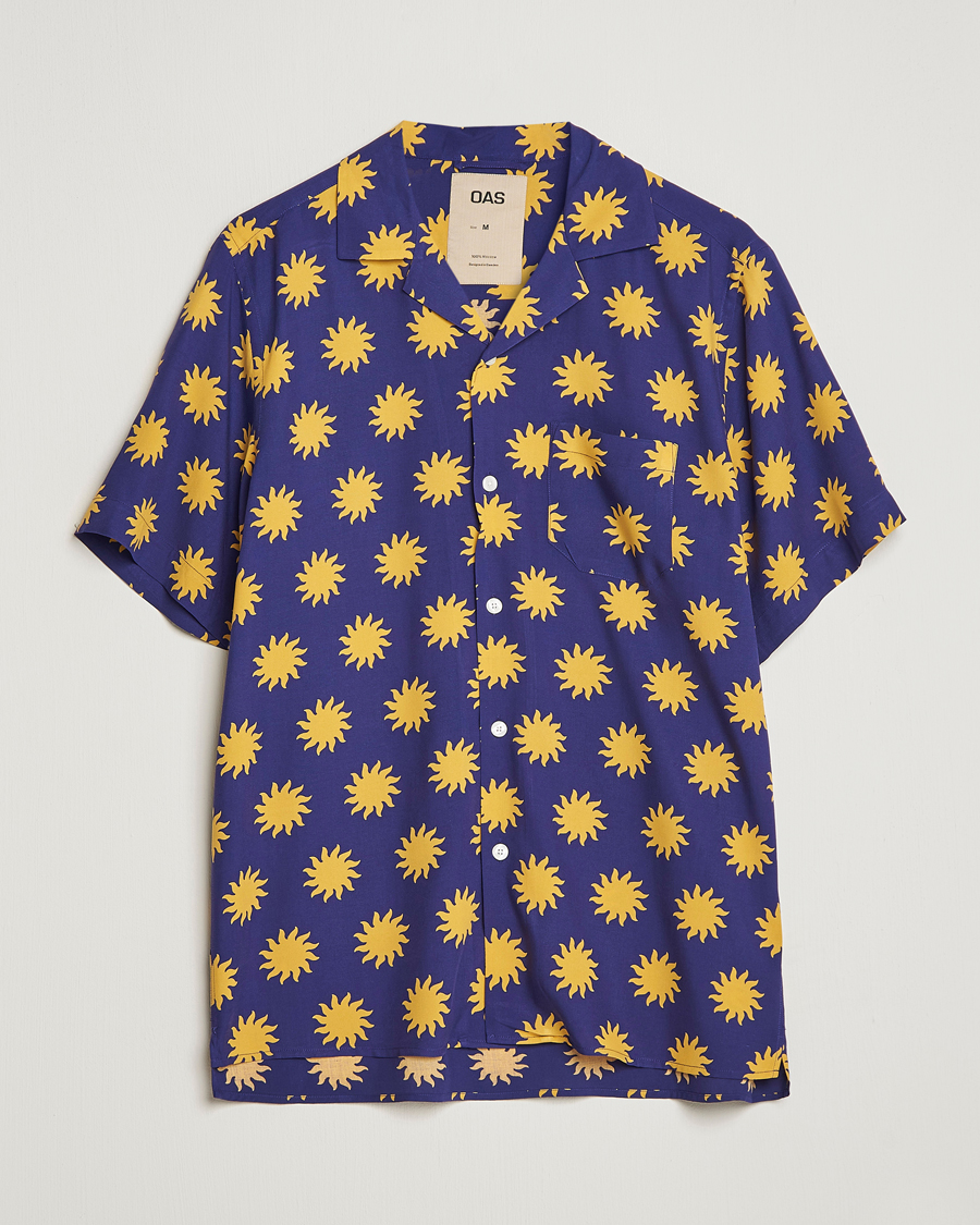 Herren | Hemden | OAS | Viscose Resort Short Sleeve Shirt Sunday Sun