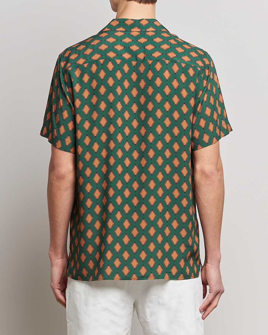 Herren | Hemden | OAS | Viscose Resort Short Sleeve Shirt Smokin Rustic