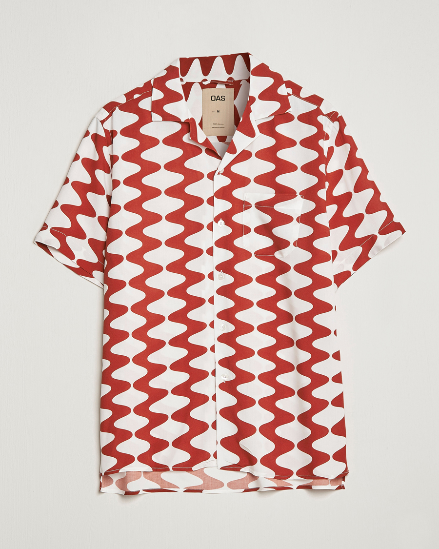 Herren | Hemden | OAS | Viscose Resort Short Sleeve Shirt Big Lauda