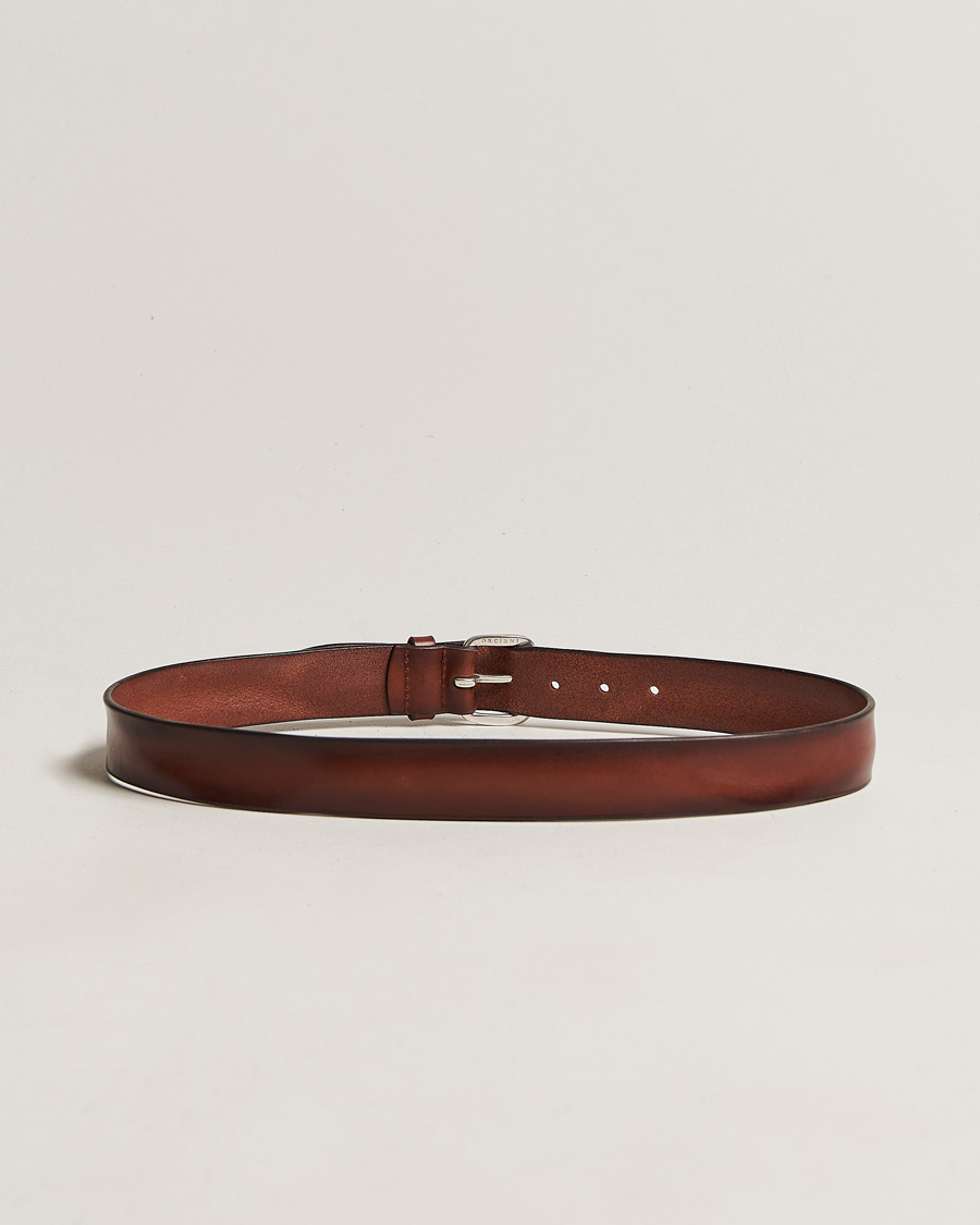 Herren | Orciani Vachetta Soft Leather Belt 3,5 cm Brown | Orciani | Vachetta Soft Leather Belt 3,5 cm Brown
