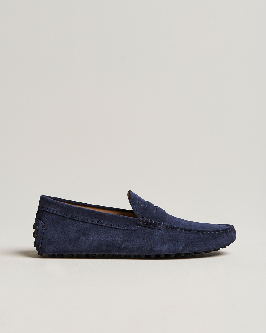 Herren | Tod's City Gommino Navy Suede | Tod's | City Gommino Navy Suede
