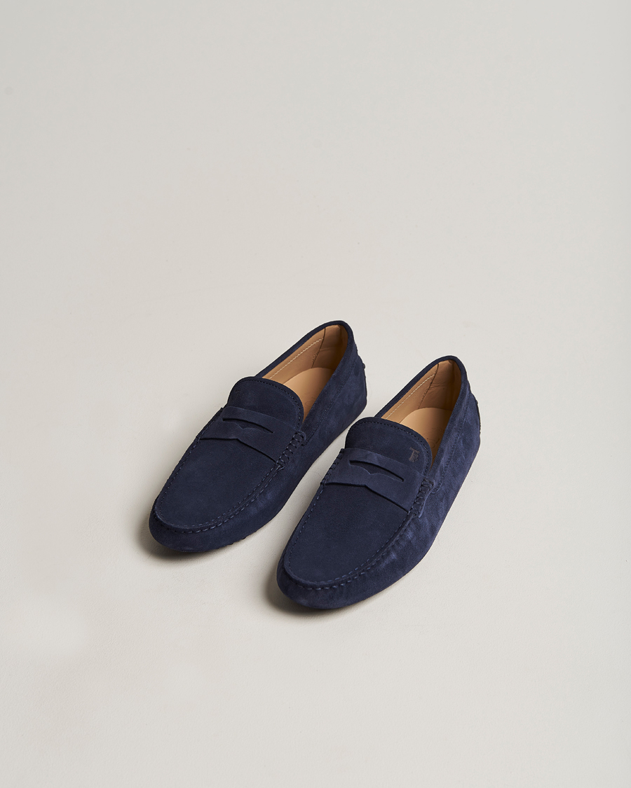 Herren | Tod's City Gommino Navy Suede | Tod's | City Gommino Navy Suede