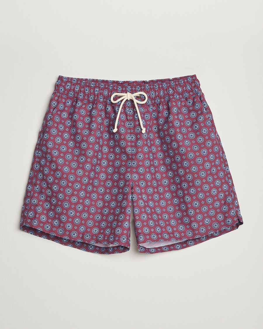 Herren | Ripa Ripa Printed Swimshorts Wine | Ripa Ripa | Printed Swimshorts Wine