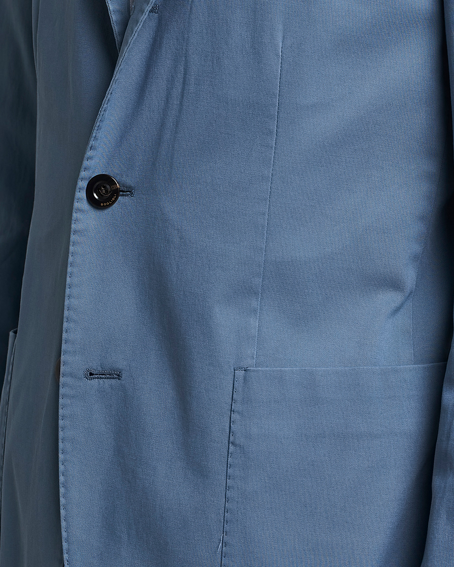 Herren | Sakkos | Boglioli | K Jacket Cotton Stretch Blazer Dusty Blue