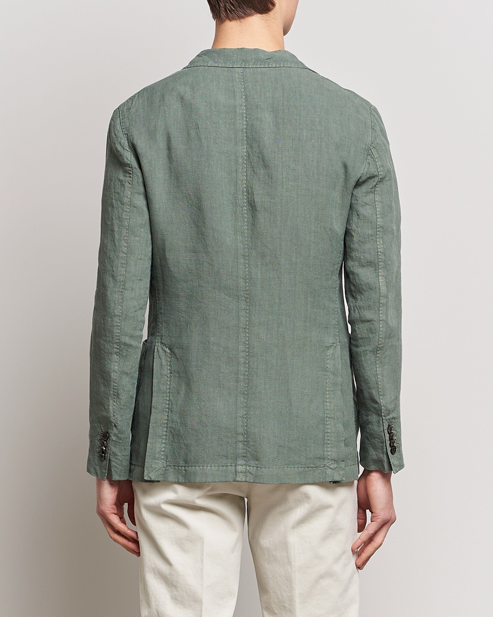 Herren | Sakkos | Boglioli | K Jacket Linen Blazer Sage Green