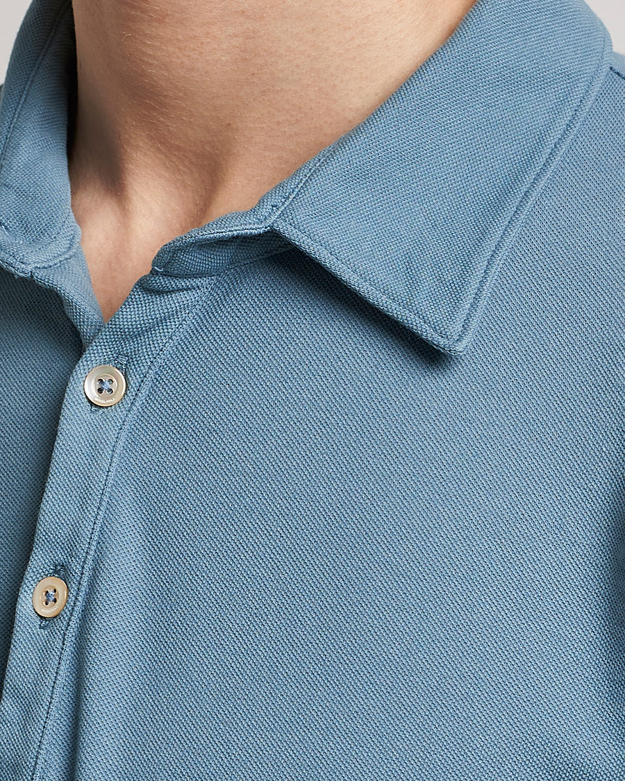 Herren | Pullover | Boglioli | Long Sleeve Polo Light Blue
