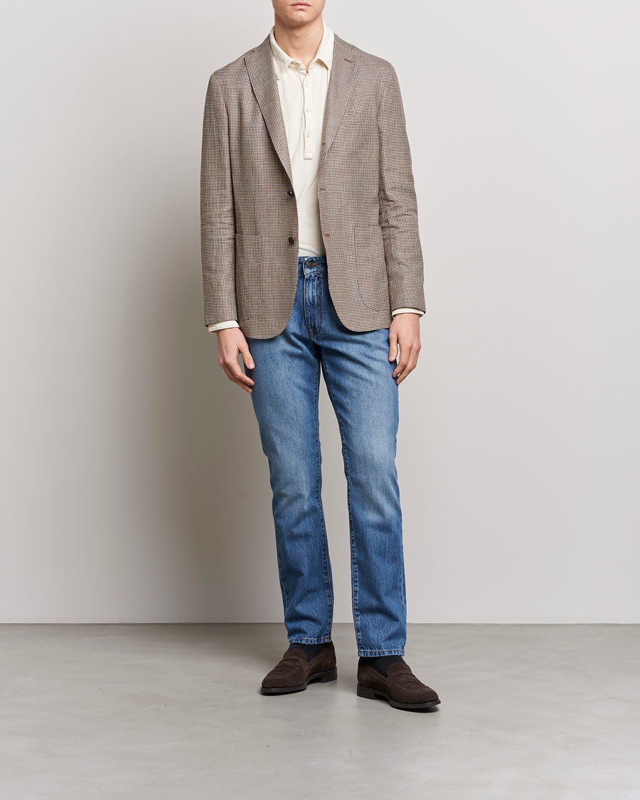 Herren | Jeans | Boglioli | Denim Jeans Medium Wash