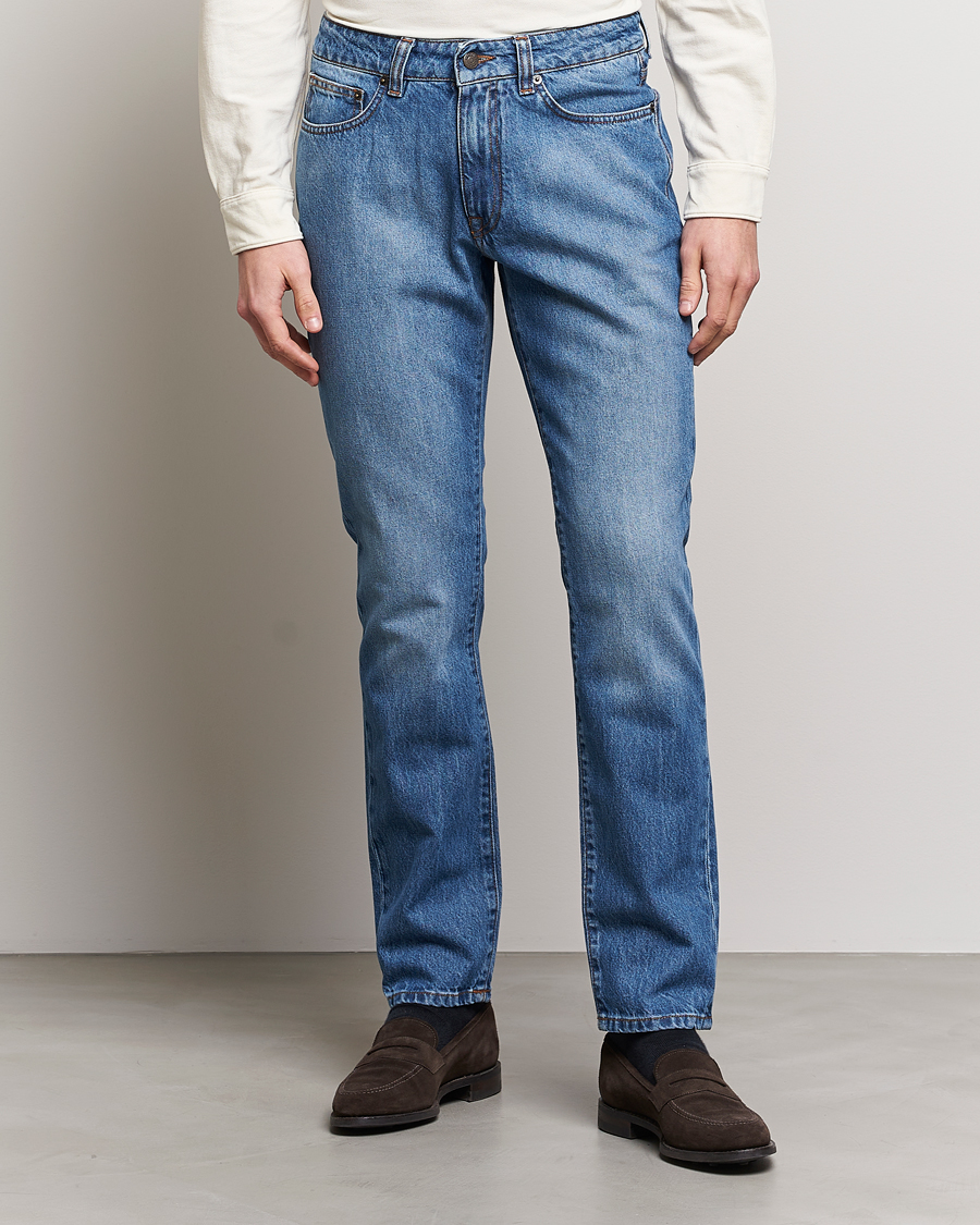 Herren | Jeans | Boglioli | Denim Jeans Medium Wash