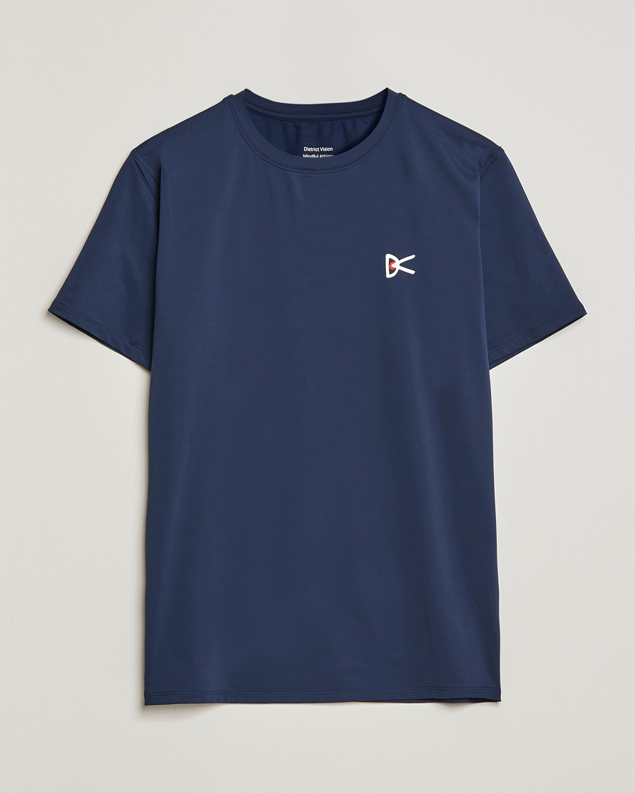 Herren | T-Shirts | District Vision | Deva-Tech Short Sleeve T-Shirt Navy
