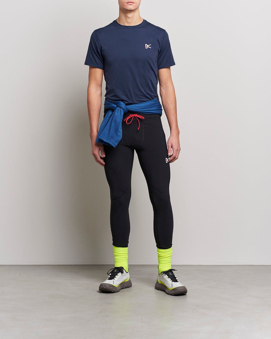 Herren | T-Shirts | District Vision | Deva-Tech Short Sleeve T-Shirt Navy