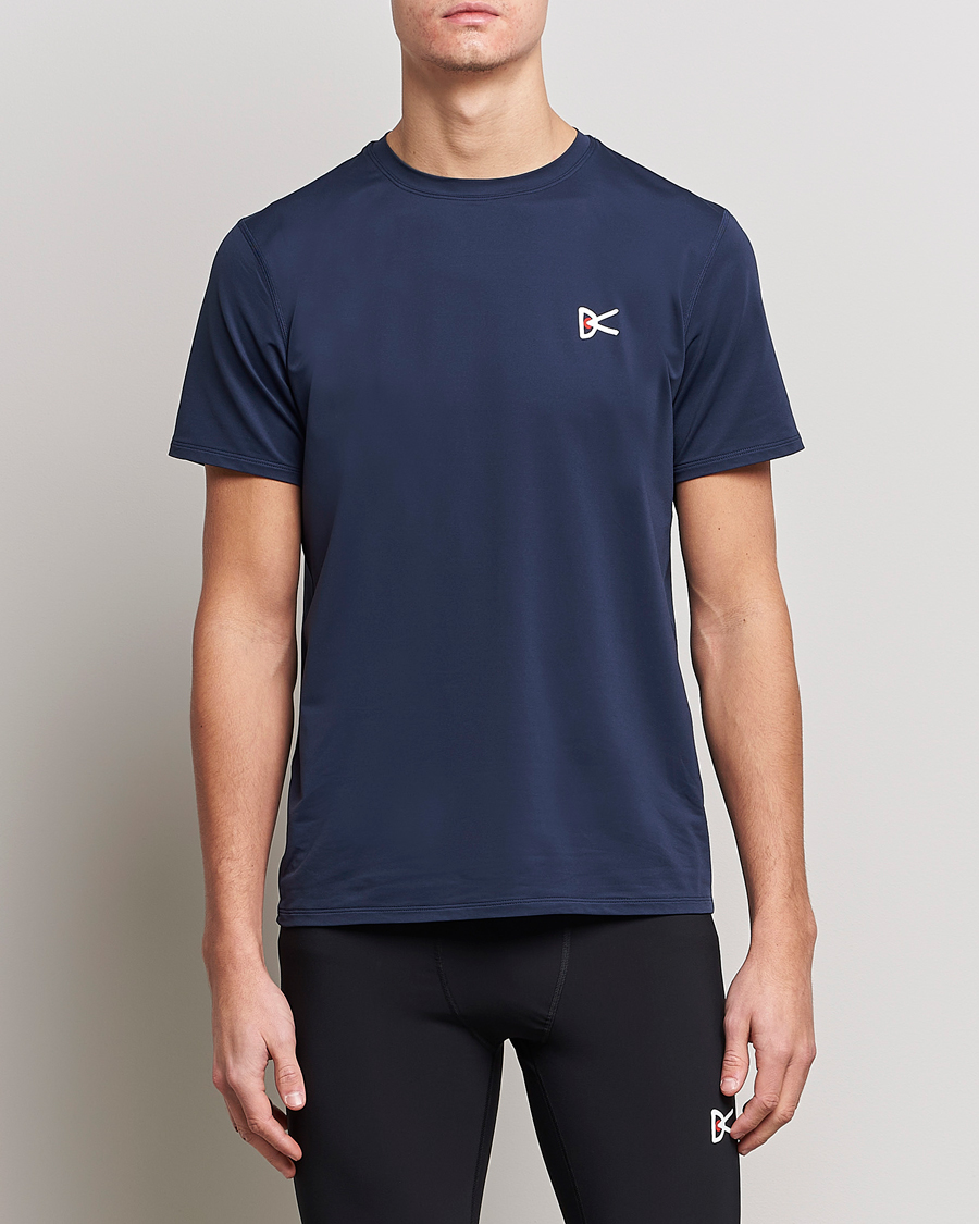 Herren | T-Shirts | District Vision | Deva-Tech Short Sleeve T-Shirt Navy