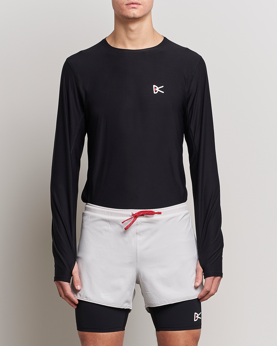 Herren | T-Shirts | District Vision | Aloe-Tech Long Sleeve T-Shirt Black