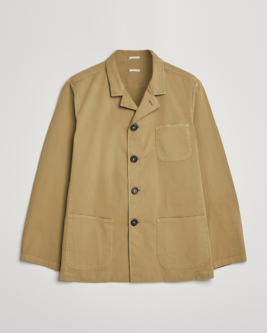 Herren | Jacken | Massimo Alba | Florida Stone Washed Shirt Jacket Green Desert