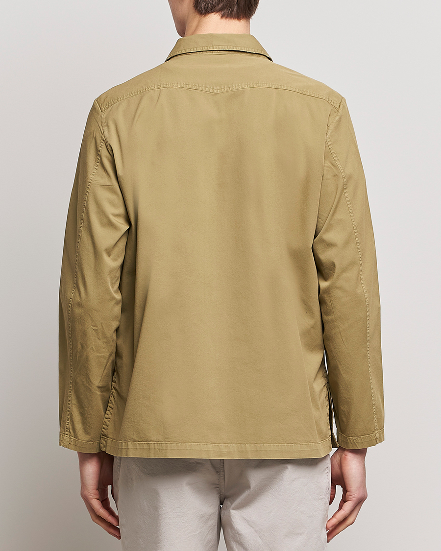 Herren | Jacken | Massimo Alba | Florida Stone Washed Shirt Jacket Green Desert