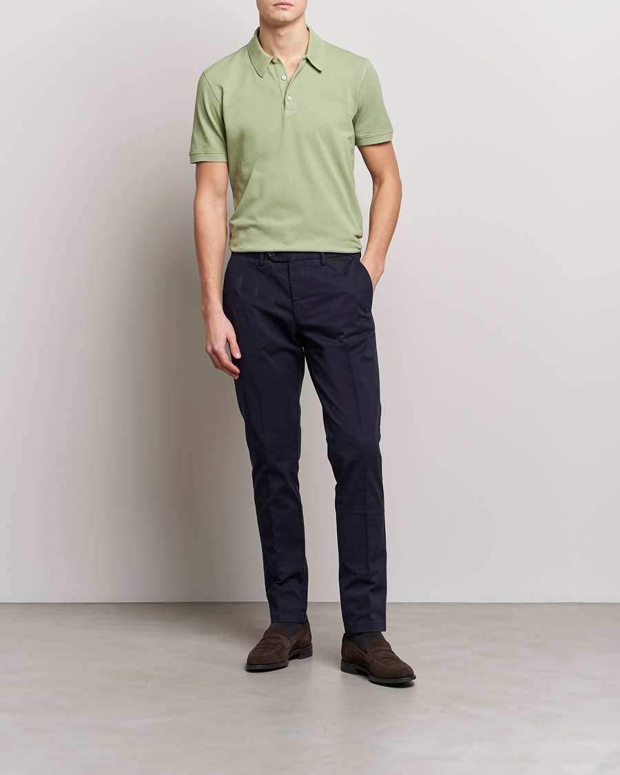 Herren | Poloshirts | Piacenza Cashmere | Portofino Short Sleeve Polo Mint