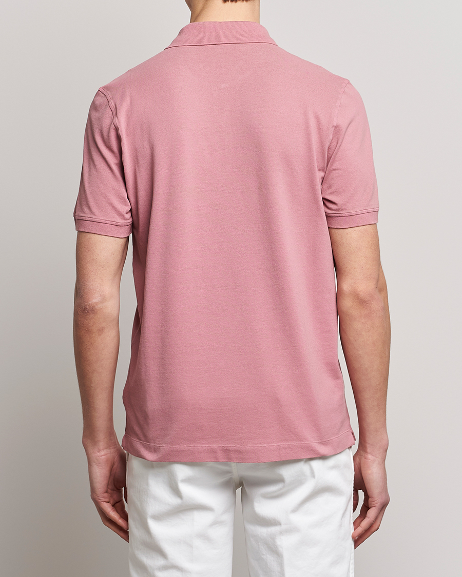 Herren | Poloshirts | Piacenza Cashmere | Portofino Short Sleeve Polo Rosa