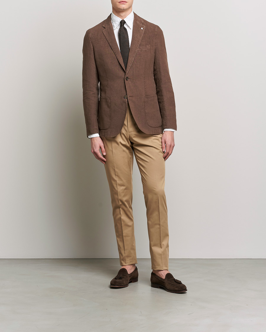 Herren | Hosen | PT01 | Gentleman Fit Silkochino Trousers Beige