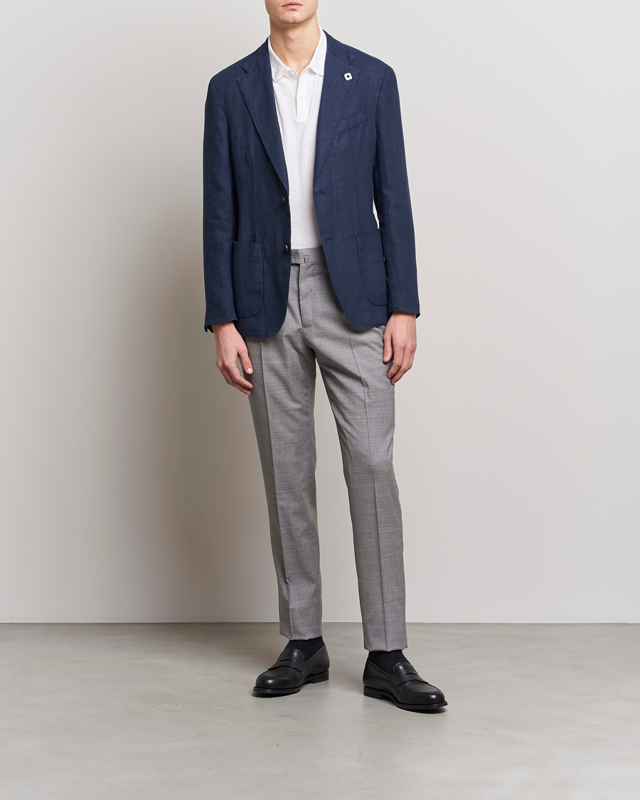 Herren | Hosen | PT01 | Gentleman Fit Wool Trousers Light Grey