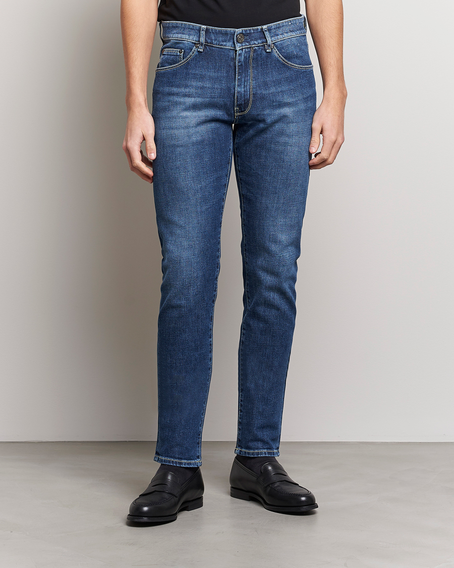 Herren | Jeans | PT01 | Slim Fit Stretch Jeans Medium Blue Wash