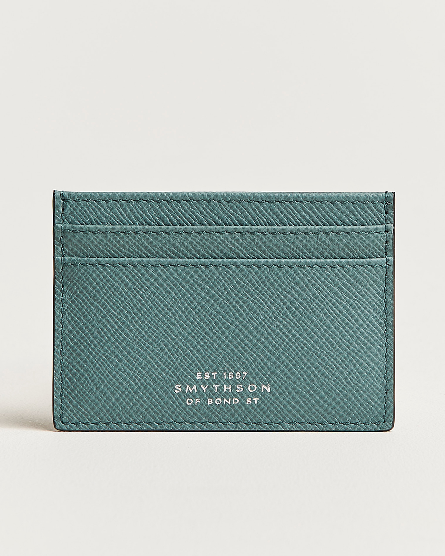 Herren | Smythson Panama Flat Cardholder Dark Teal | Smythson | Panama Flat Cardholder Dark Teal