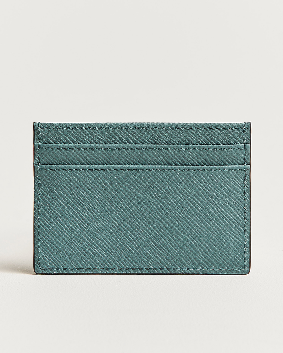 Herren | Smythson Panama Flat Cardholder Dark Teal | Smythson | Panama Flat Cardholder Dark Teal