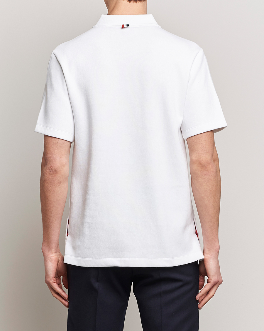 Herren | Poloshirts | Thom Browne | Short Sleeve Pocket Polo White