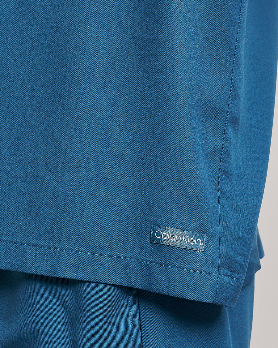 Herren | Hemden | Calvin Klein | Lyocell Short Sleeve Loungewear Shirt Midnight