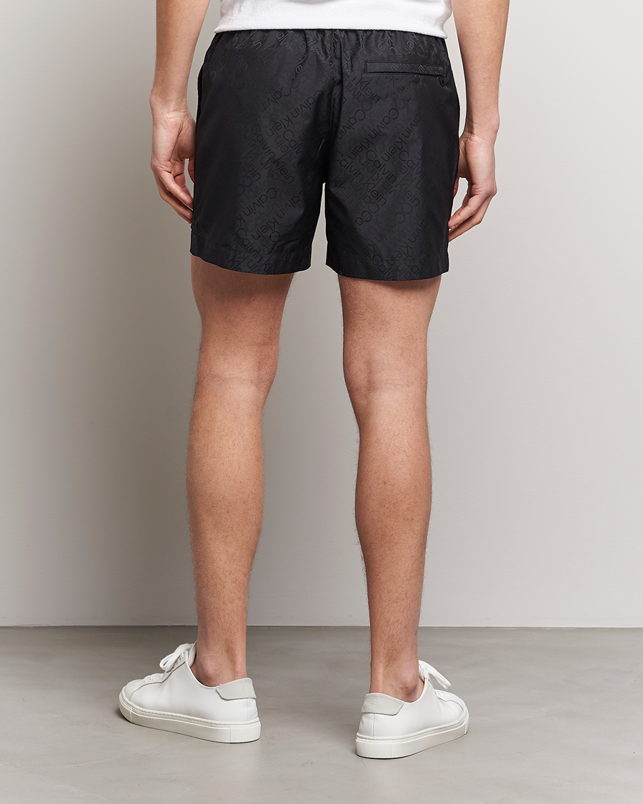 Herren | Badehosen | Calvin Klein | Tailored Monogram Swimshorts Black