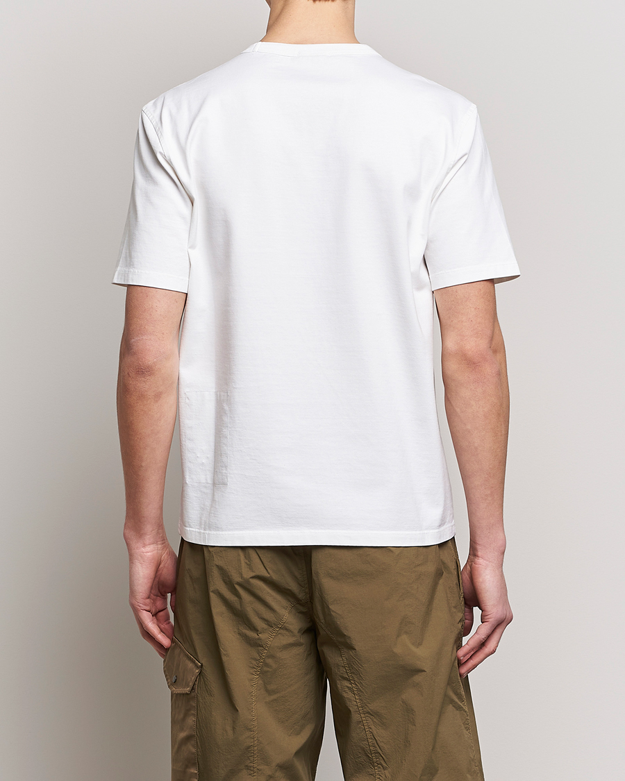 Herren | T-Shirts | Ten c | Garment Dyed Cotton Jersey T-Shirt White