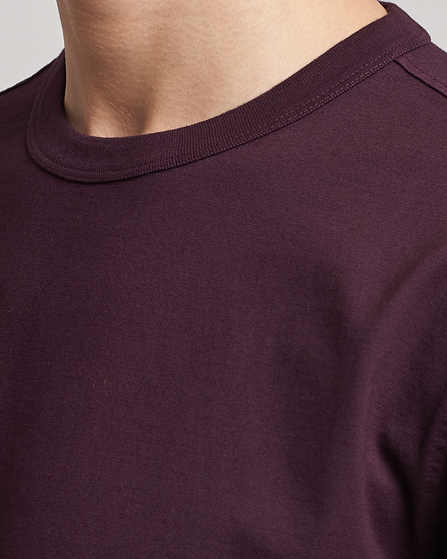 Herren | T-Shirts | Ten c | Garment Dyed Cotton Jersey T-Shirt Blackberry