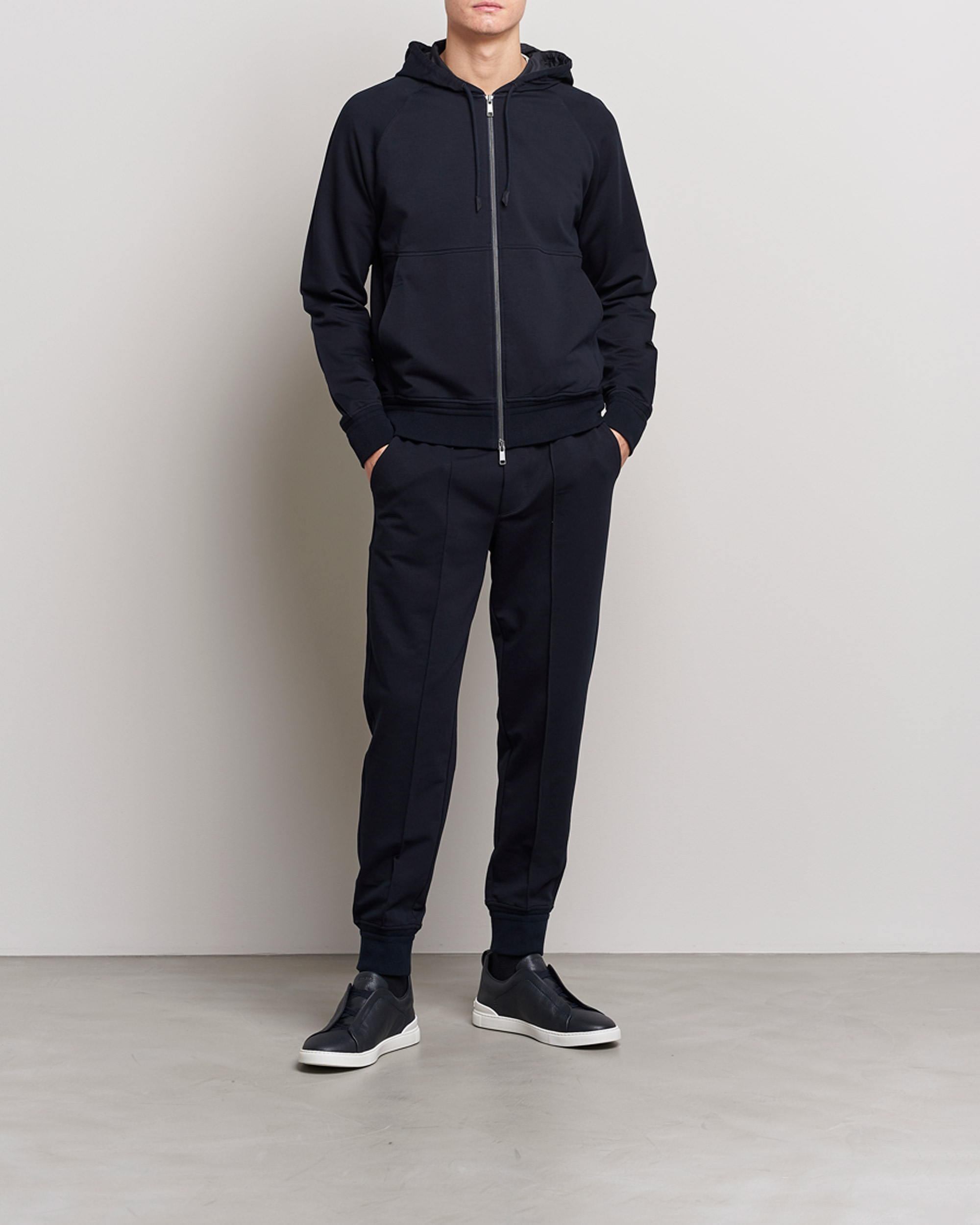 Herren | Hosen | Zegna | Cotton Stretch Joggers Navy