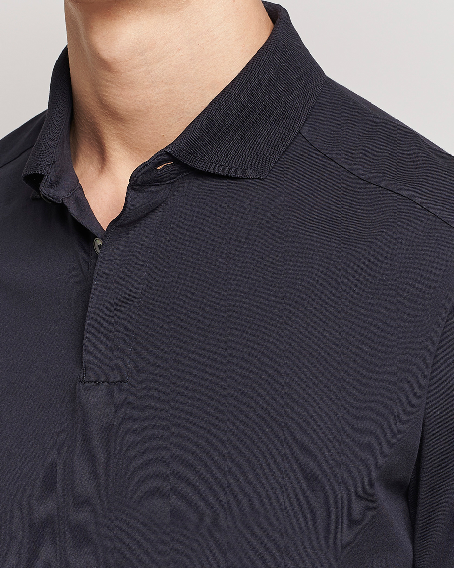 Herren | Poloshirts | Zegna | Cotton Jersey Polo Navy