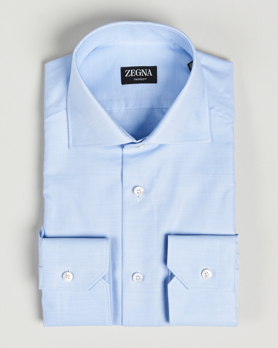Herren | Hemden | Zegna | Slim Fit Trofeo Dress Shirt Light Blue