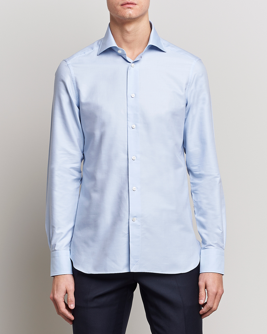 Herren | Hemden | Zegna | Slim Fit Trofeo Dress Shirt Light Blue