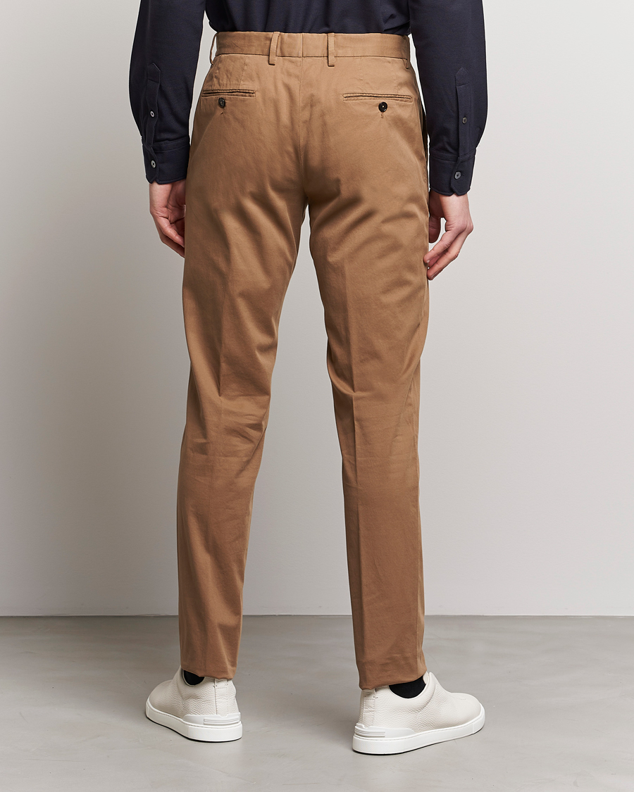 Herren | Hosen | Zegna | Slim Fit Premium Cotton Chinos Khaki