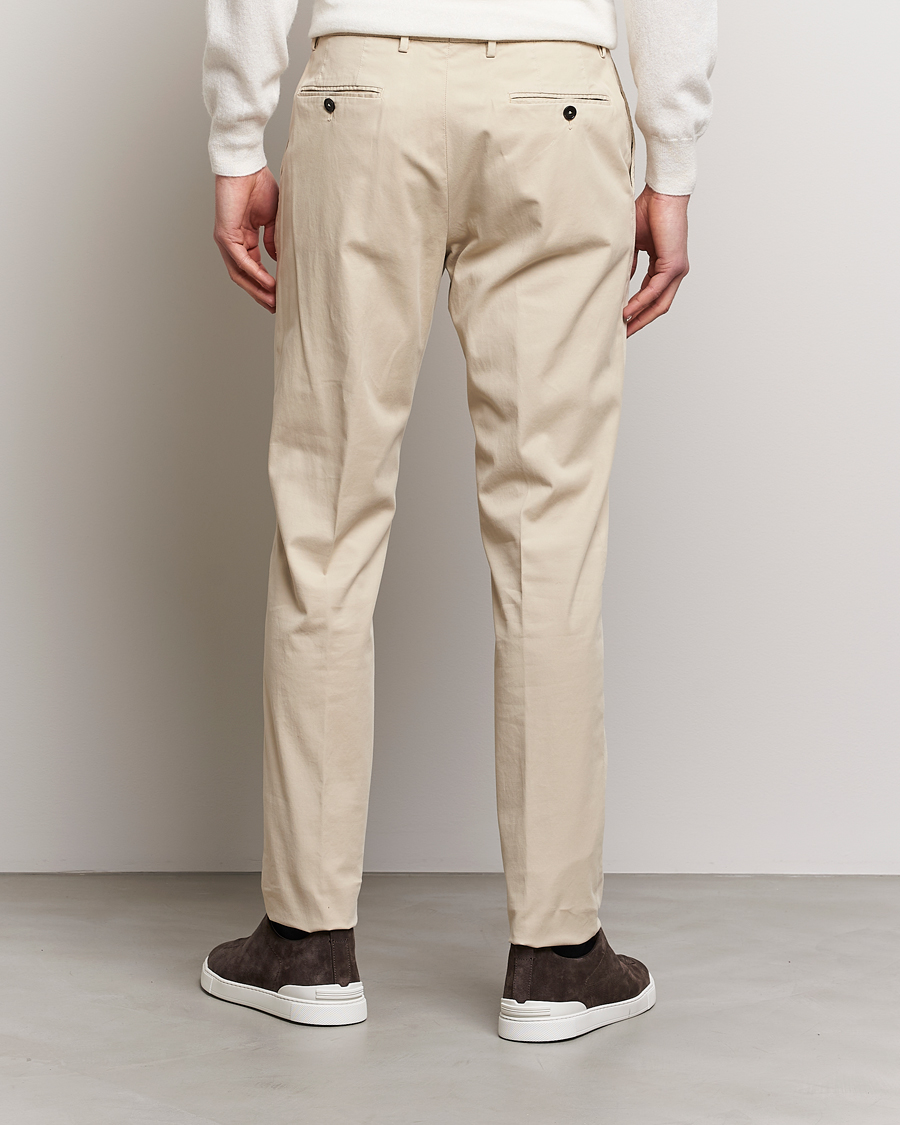 Herren | Hosen | Zegna | Slim Fit Premium Cotton Chinos Off White